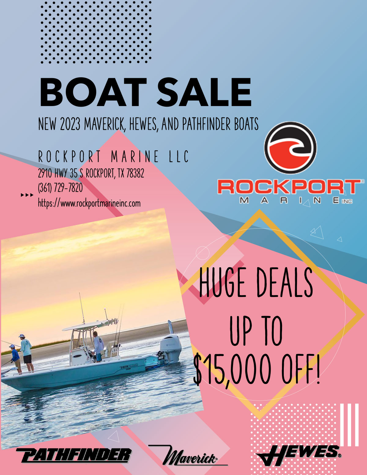 Rockport Marine, INC. Rockport, TX Texas's Premier Boat Dealership Featuring New & Pre